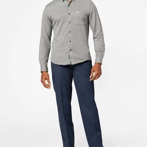 Dockers Men's Workday Khakis, Classic Fit - Dark Blue - 34 X 30